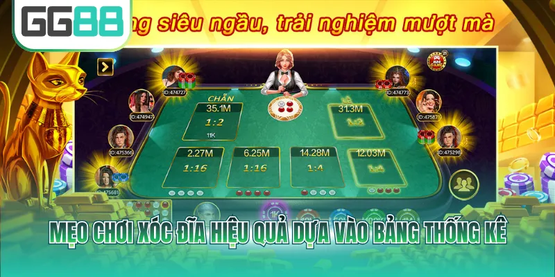 Mẹo chơi Xóc Đĩa hiệu quả dựa vào bảng thống kê